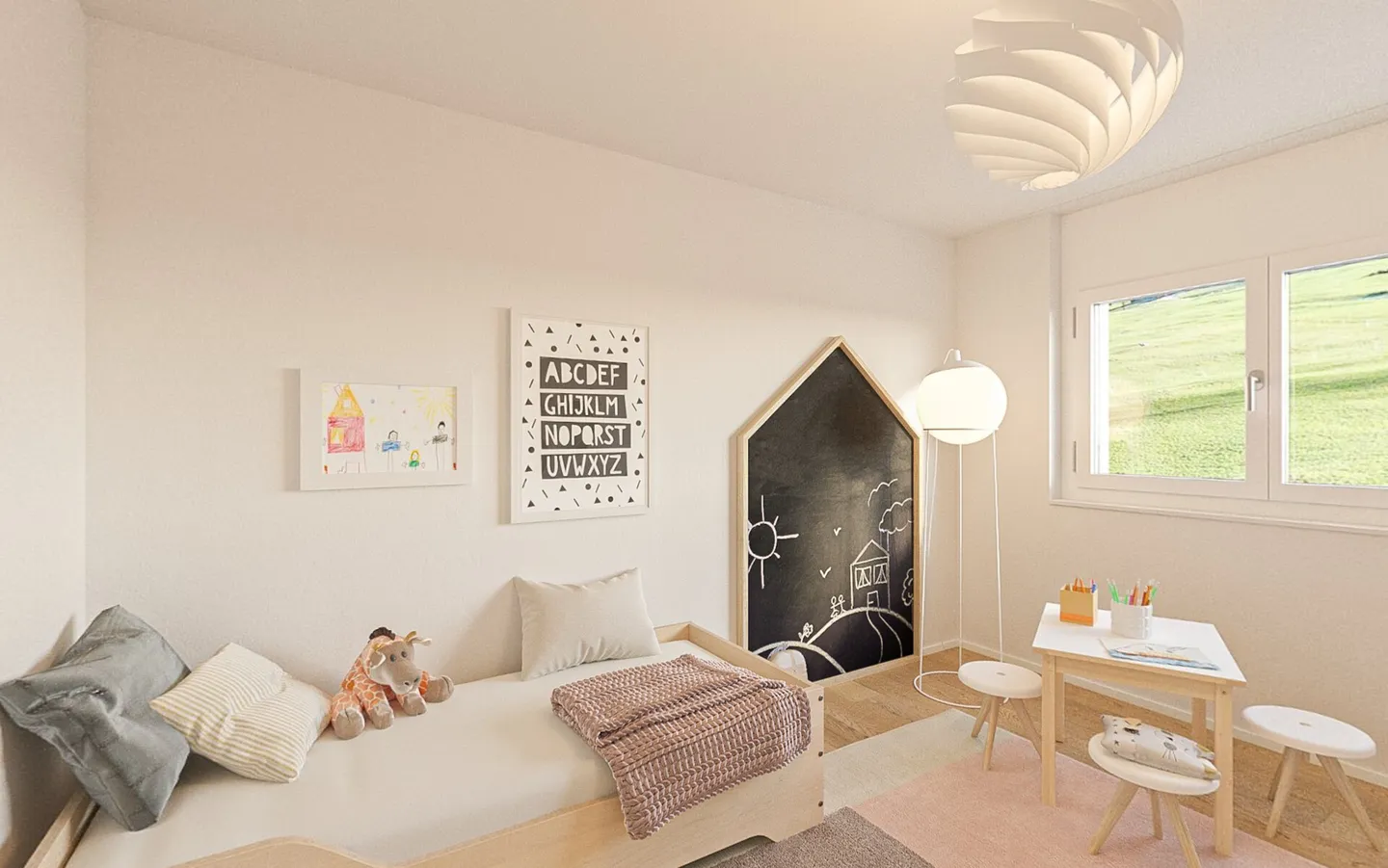 Lebensqualität auf einen Blick: Neubauwohnung mit Weitsicht ins Grüne - Photo 7 sur 9