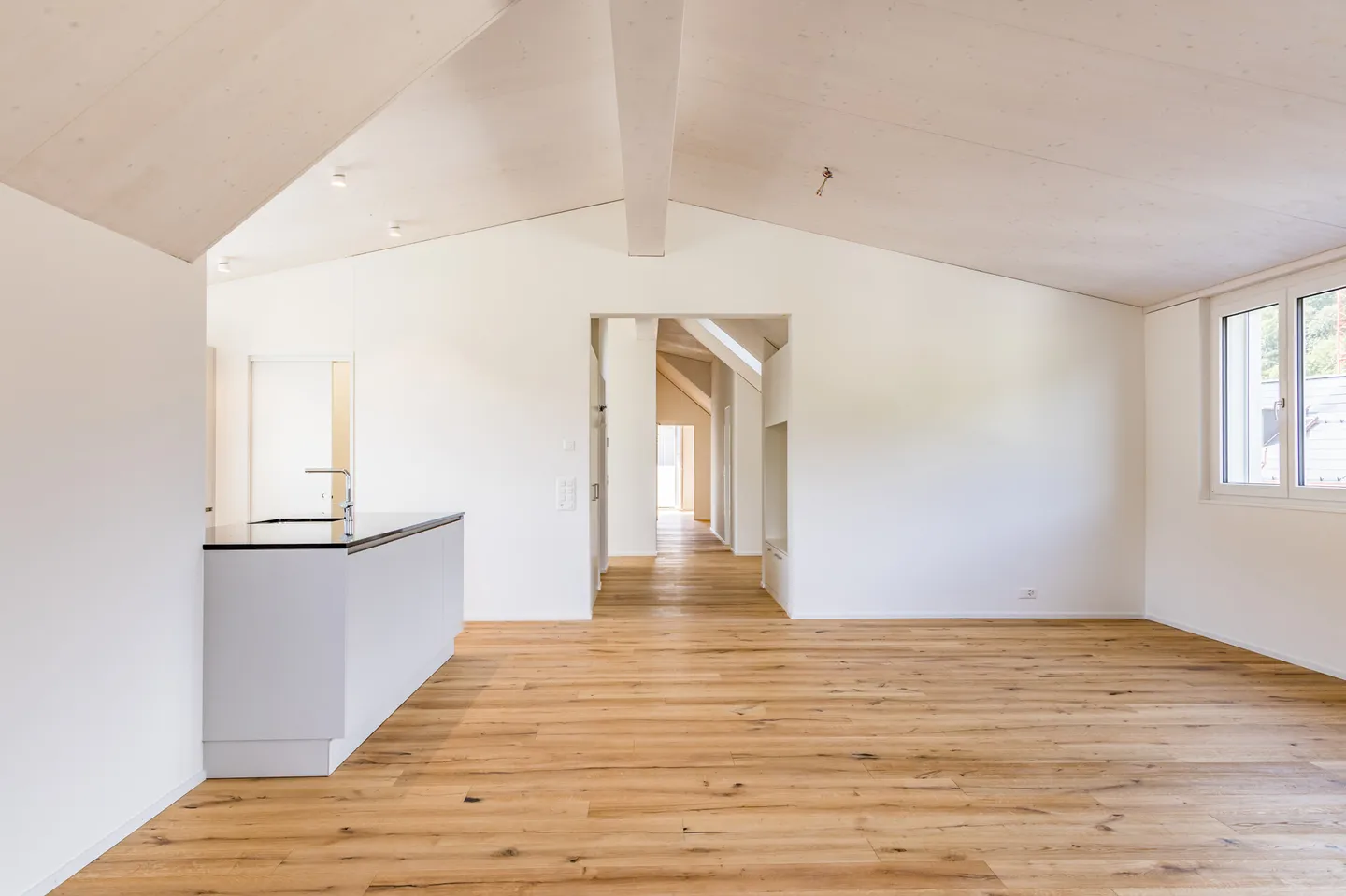 Appartement penthouse spacieux et neuf avec vue dégagée et nature - Photo 2 sur 12
