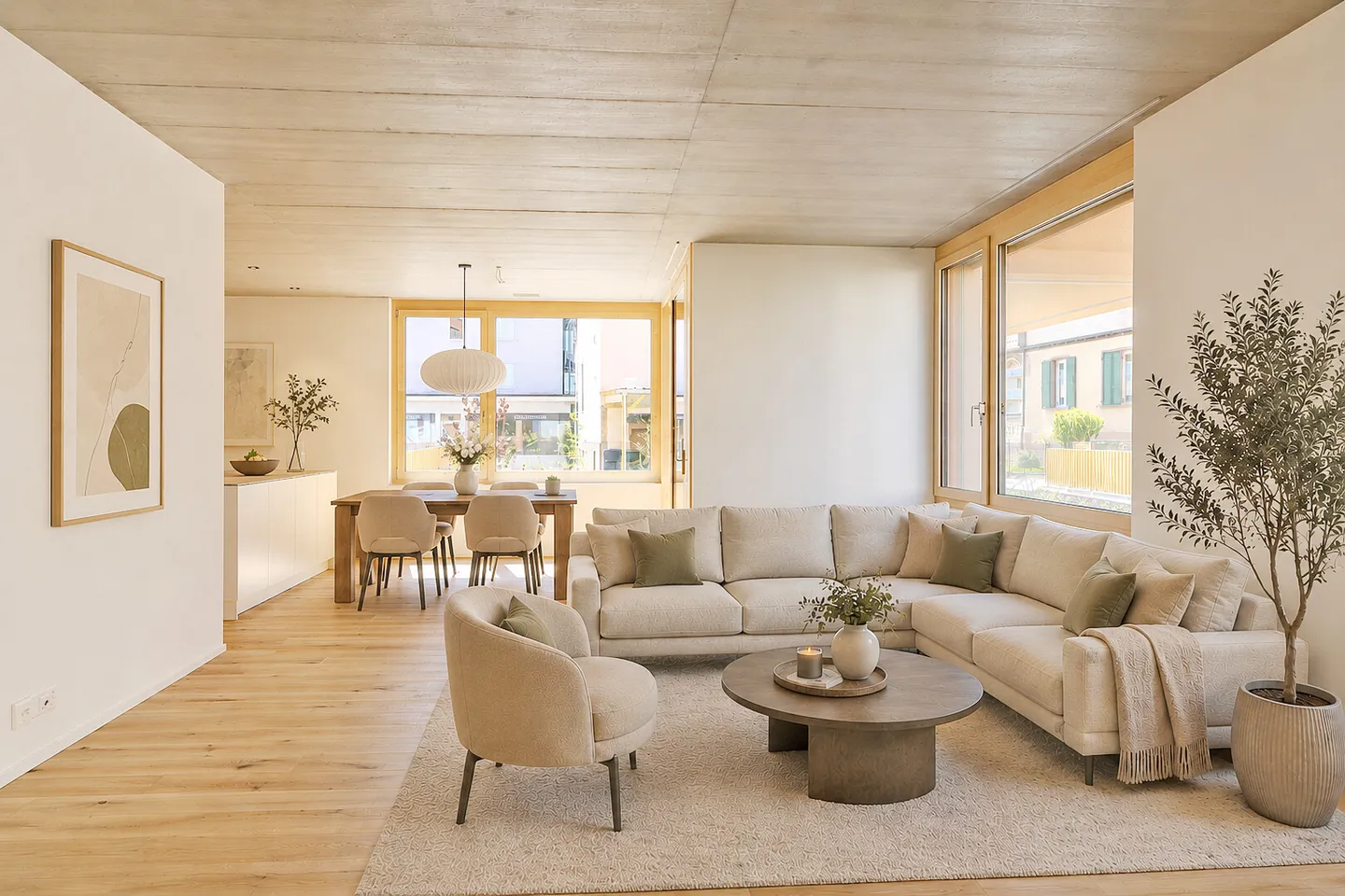 Geräumige Gartenwohnung mit Büro - Foto 1 von 13