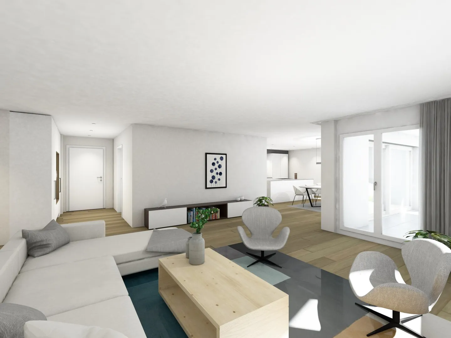 Ihre Gartenwohnung - modern und naturnah - Photo 3 of 4