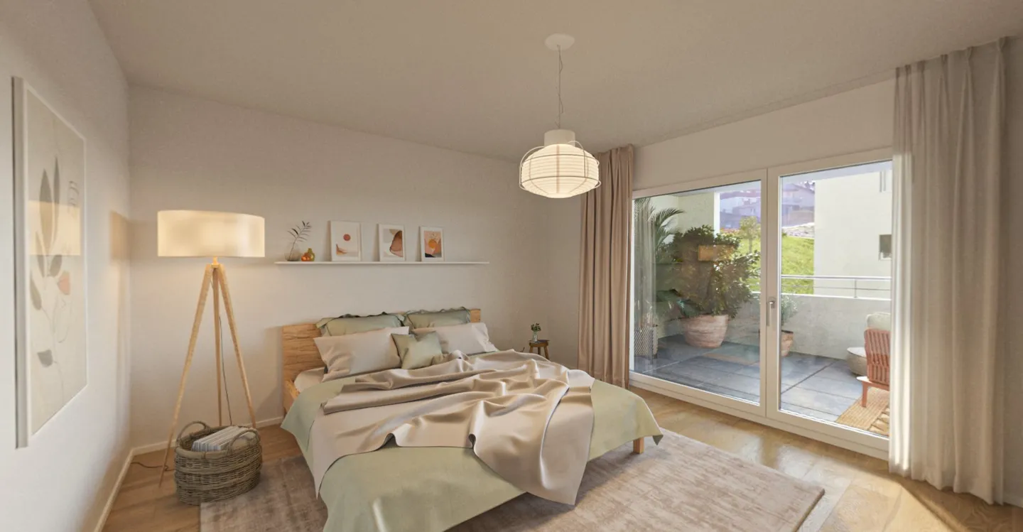Zeitgemässes Wohnen: Neubauwohnung mit stilvollem Ambiente - Foto 5 di 9