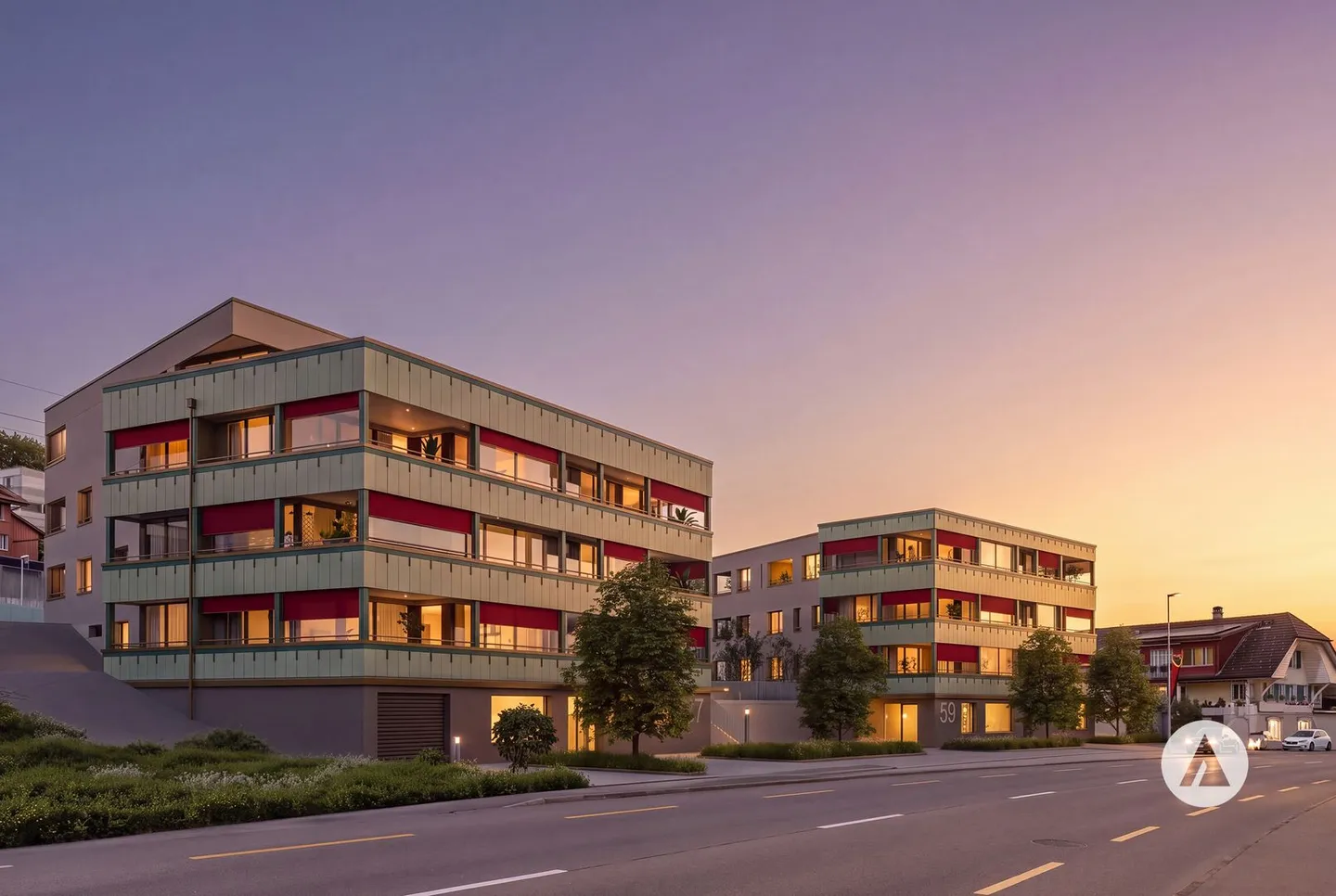 Neubauprojekt Gwattmoos: 5½-Zimmer-Attikawohnung, Haus C - Foto 6 von 13
