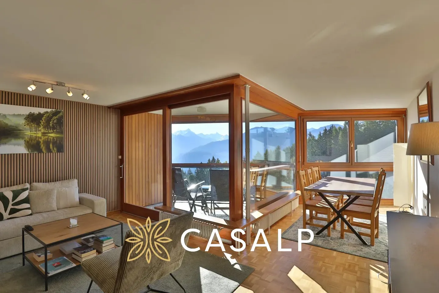 Duplex de 3.5 pièces avec vue splendide à Montana - Foto 1 von 13