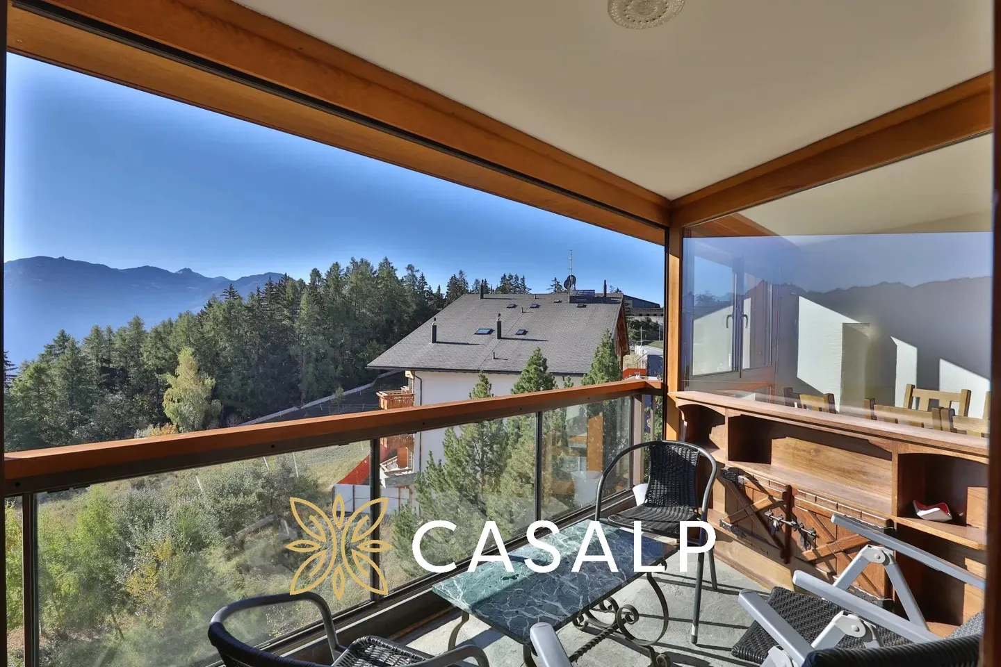 Duplex de 3.5 pièces avec vue splendide à Montana - Foto 3 von 13