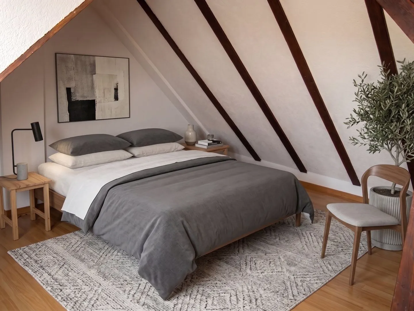Charmante Dachwohnung mit Terrasse - Foto 5 von 8