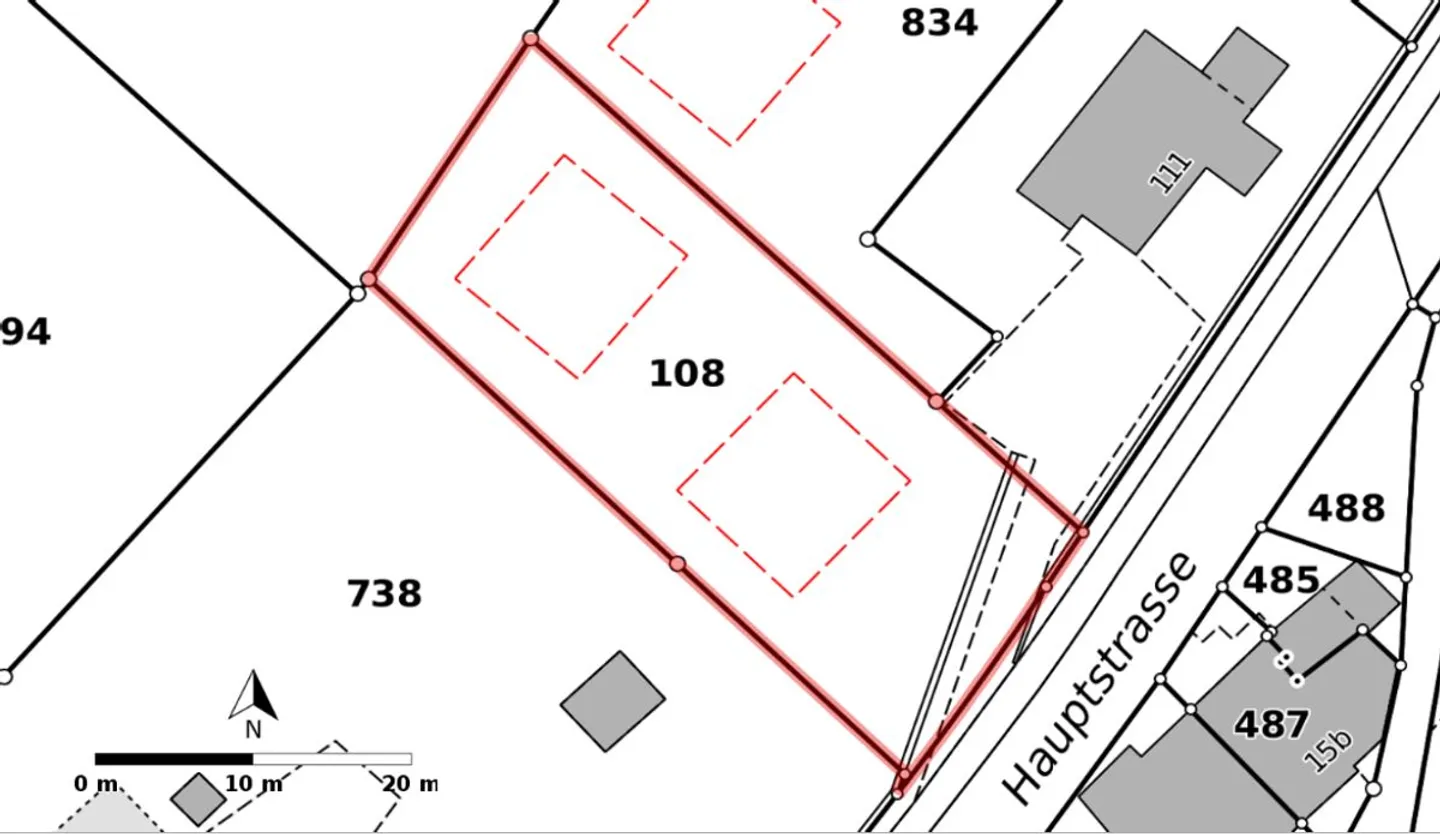 Two Neighboring Plots - 1912 m² Building Land - Photo 3 of 3