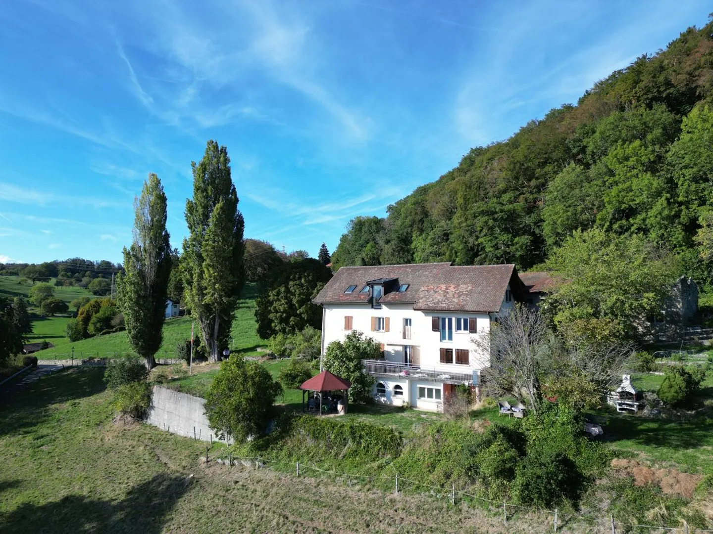 EDIFICIO DI 4 APPARTAMENTI DA RISTRUTTURARE CON VISTA PANORAMICA ECCEZIONALE SUL LAGO DI GINEVRA E LE ALPI - Foto 2 di 13
