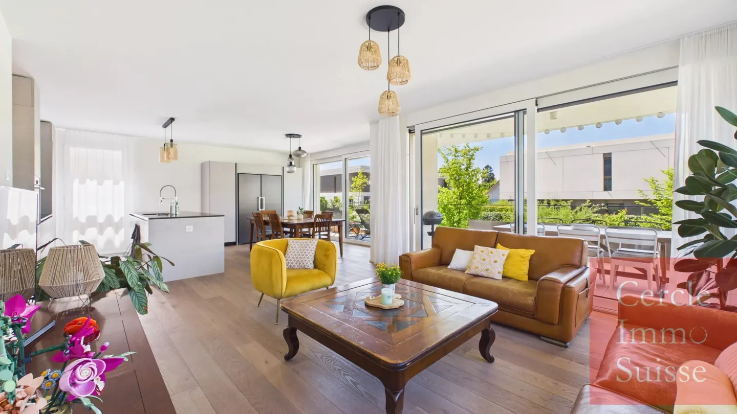 APPARTEMENT D'EXCEPTION – 5 PIÈCES – PARC DES CRÊTS, TROINEX – 2'290'000.– CHF - Photo 1 sur 13