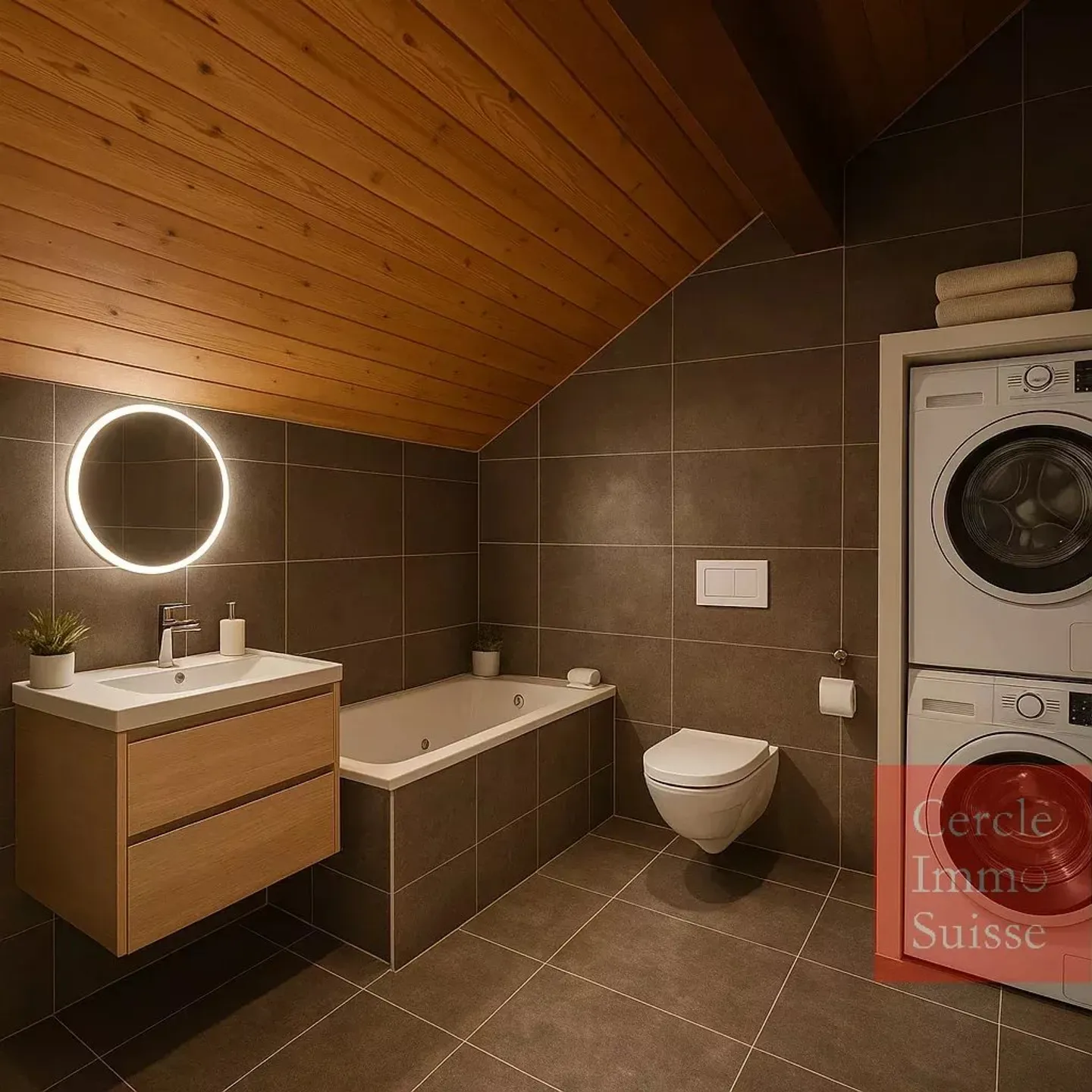 Superbo attico luminoso a Bogis-Bossey – Vista mozzafiato, spazio e comfort – CHF 1'690'000.- - Foto 10 di 13