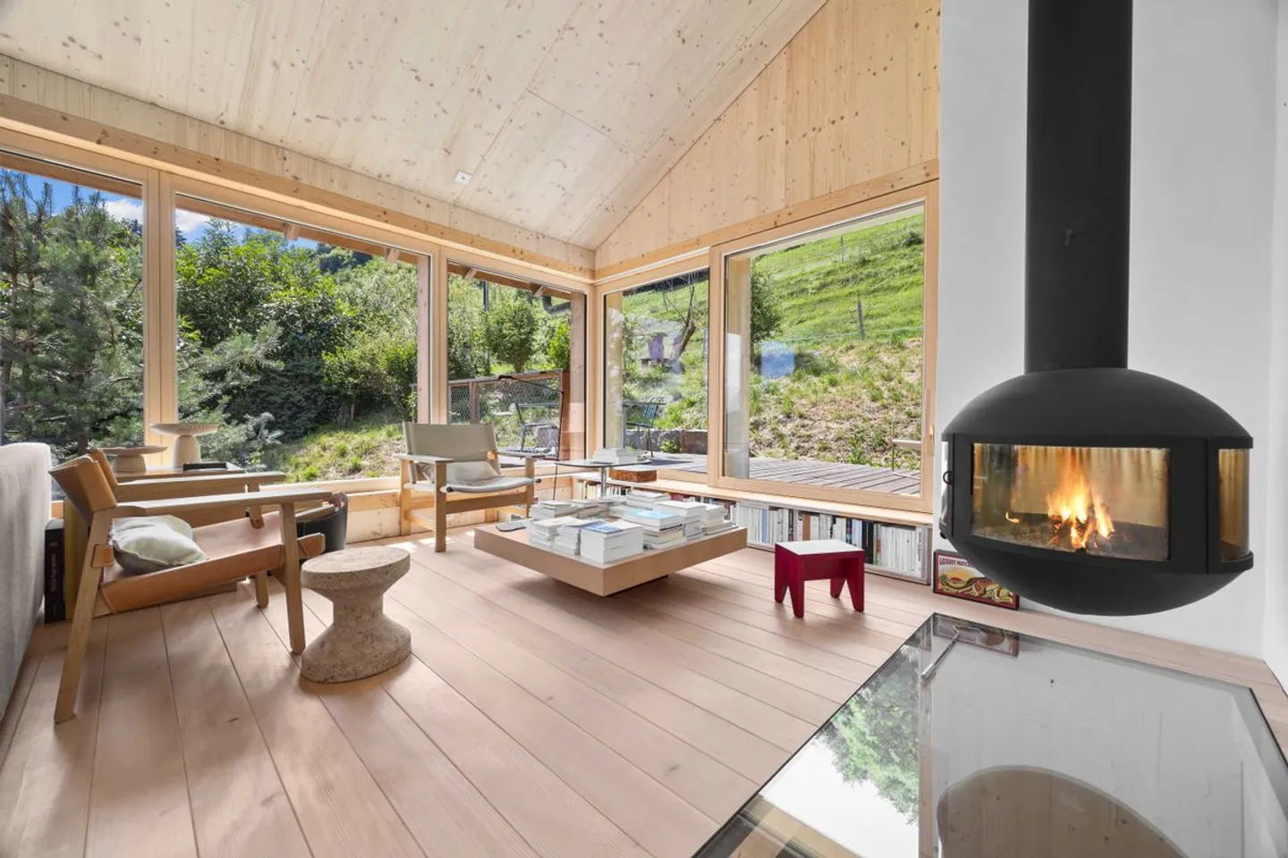 Un chalet d'exception entre plaine et montagne, au coeur de la commune d'Ollon - Foto 9 di 13