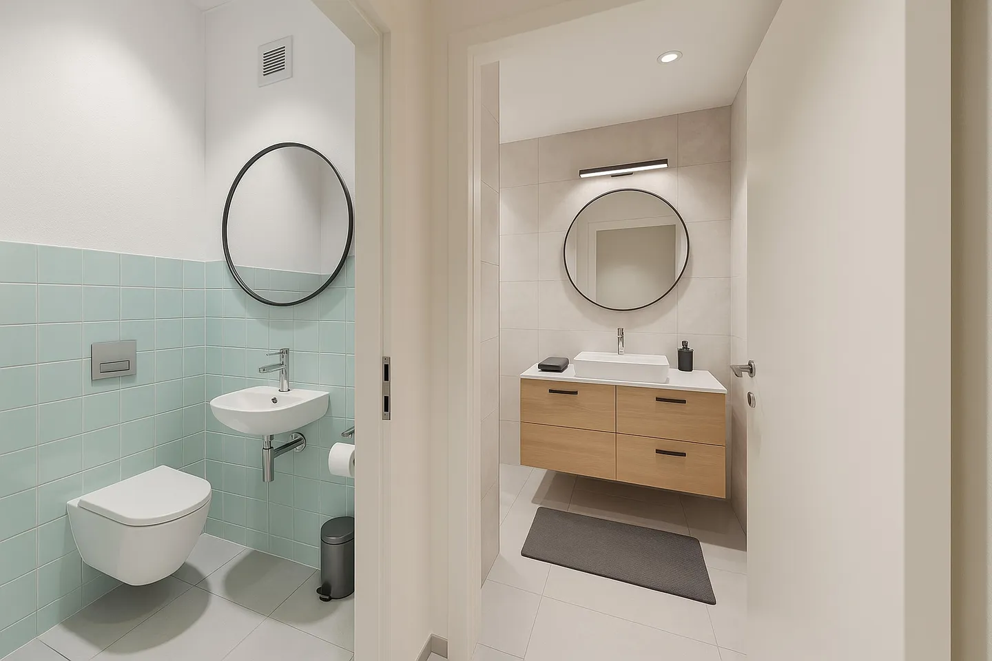 Very large 6-room apartment crossing on a high floor. - Photo 5 of 7