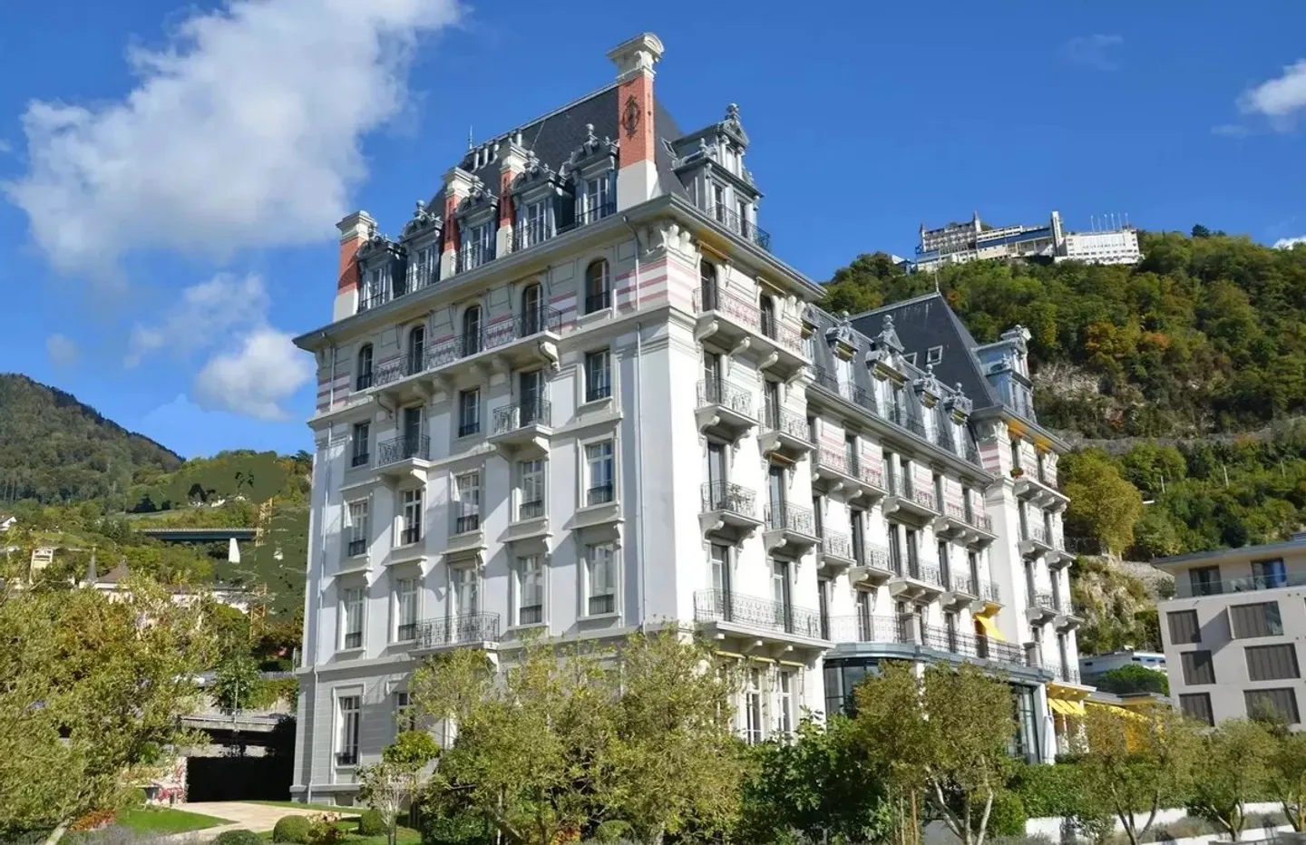 Elegante appartamento di 4,5 locali nella storica Residenza Nazionale di Montreux - Foto 10 di 13