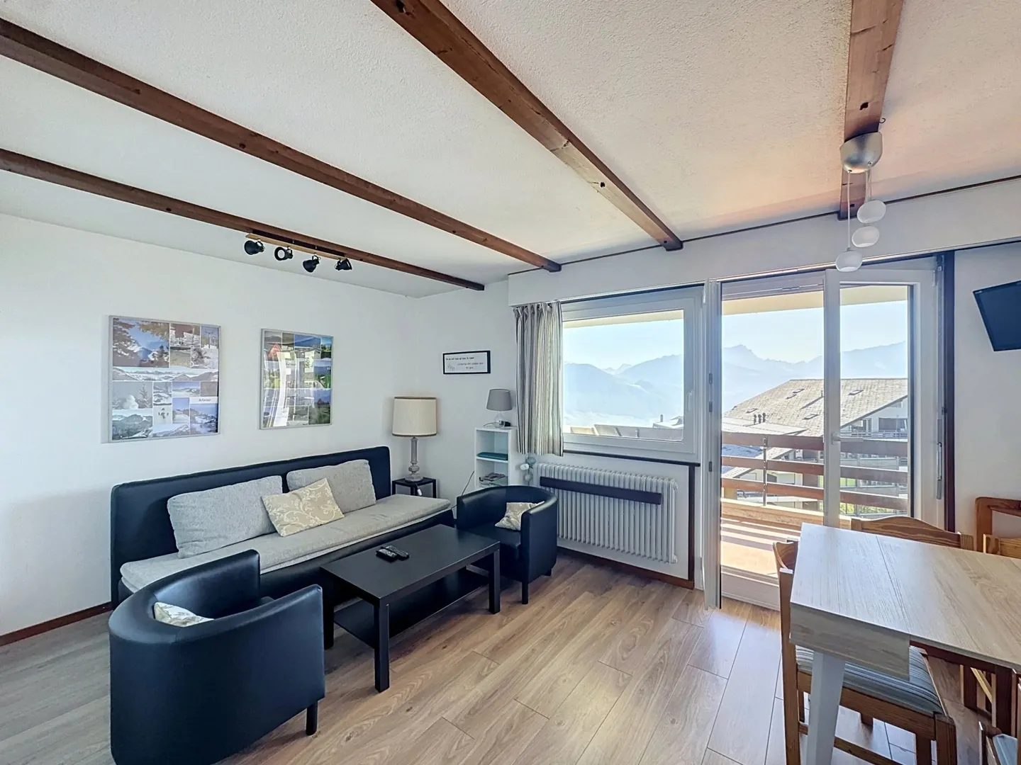 Torgon, 2.5 furnished rooms with balcony, open to secondary residence and foreigners - Photo 4 of 9