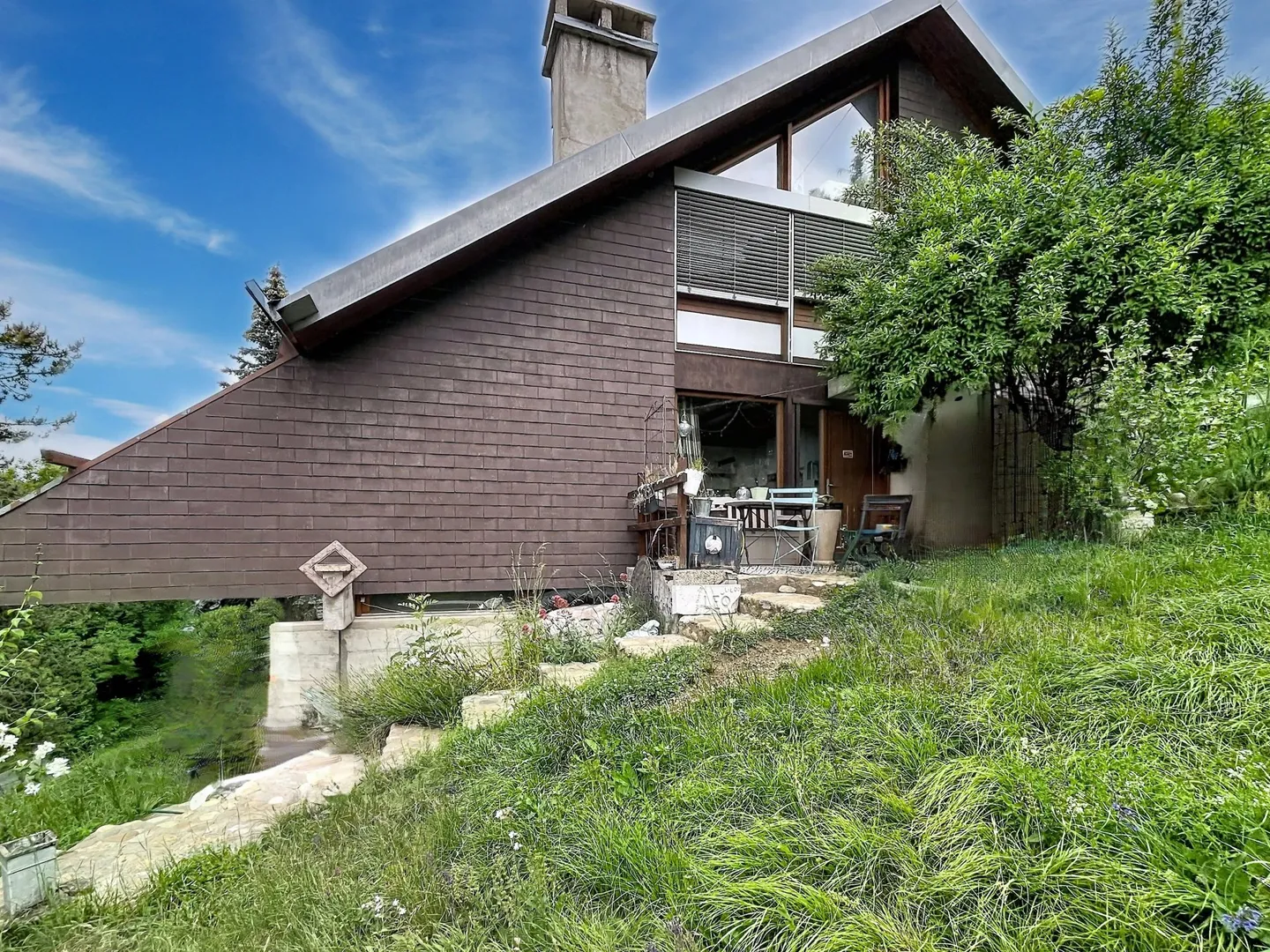 Charmant chalet au coeur d'un écrin de verdure - Foto 12 di 13