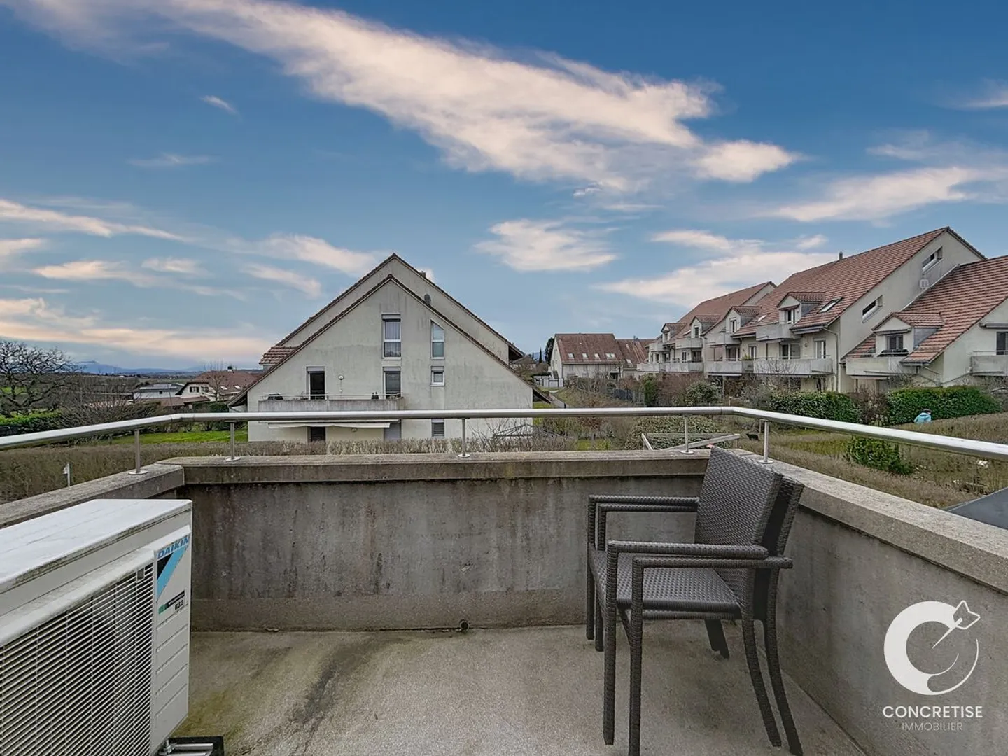 Duplex mit Garten und Blick auf die Alpen / Mont-Blanc - Daillens - Foto 4 von 13