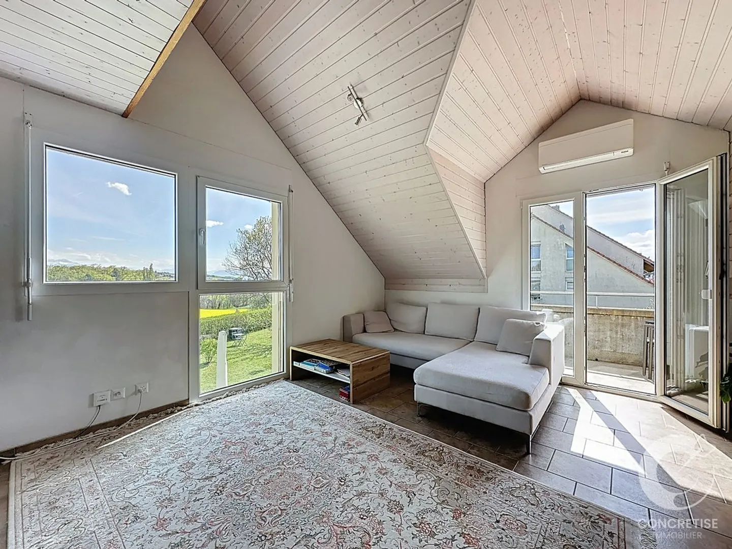 Duplex mit Garten und Blick auf die Alpen / Mont-Blanc - Daillens - Foto 5 von 13