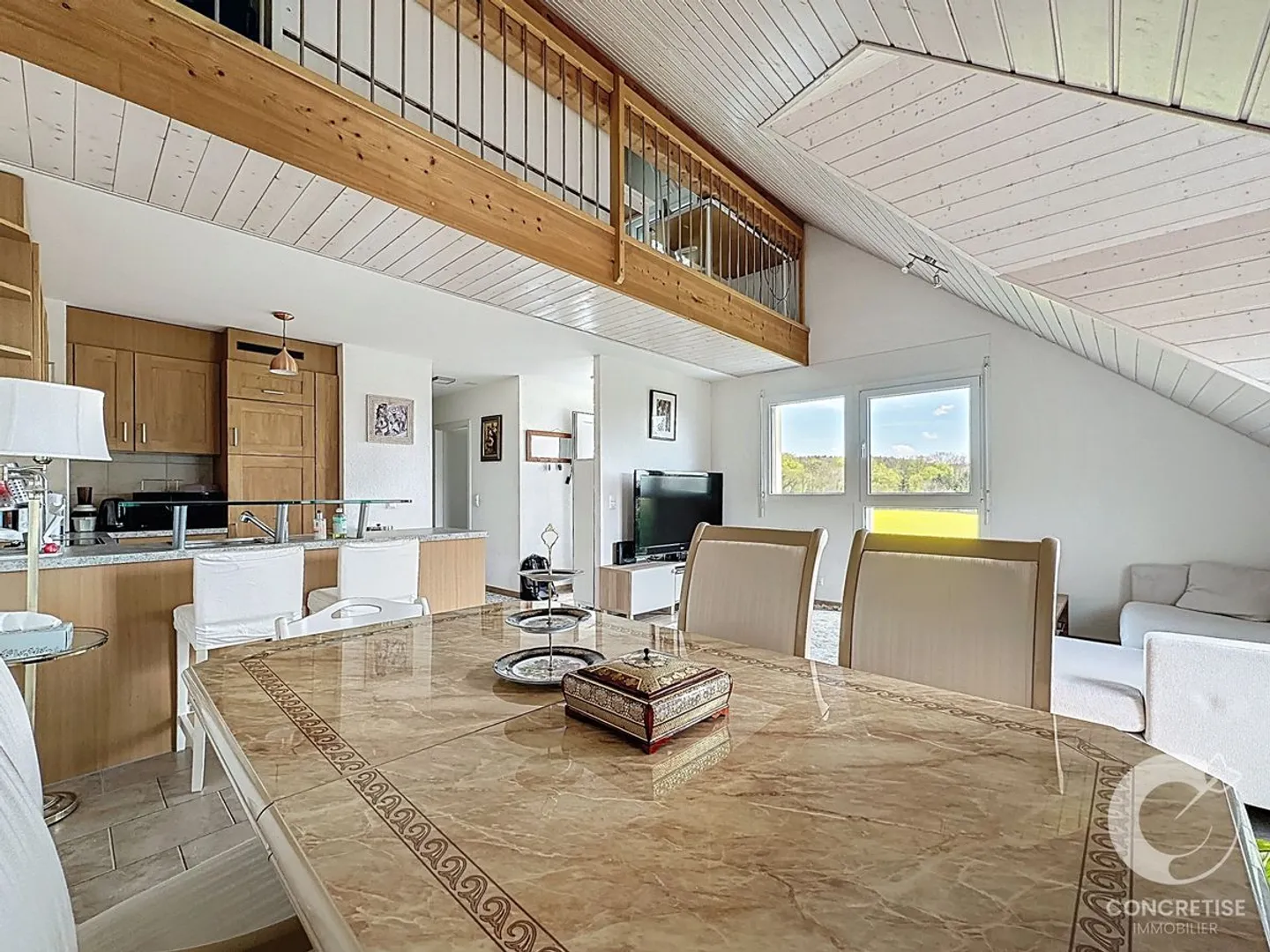 Duplex mit Garten und Blick auf die Alpen / Mont-Blanc - Daillens - Foto 6 von 13