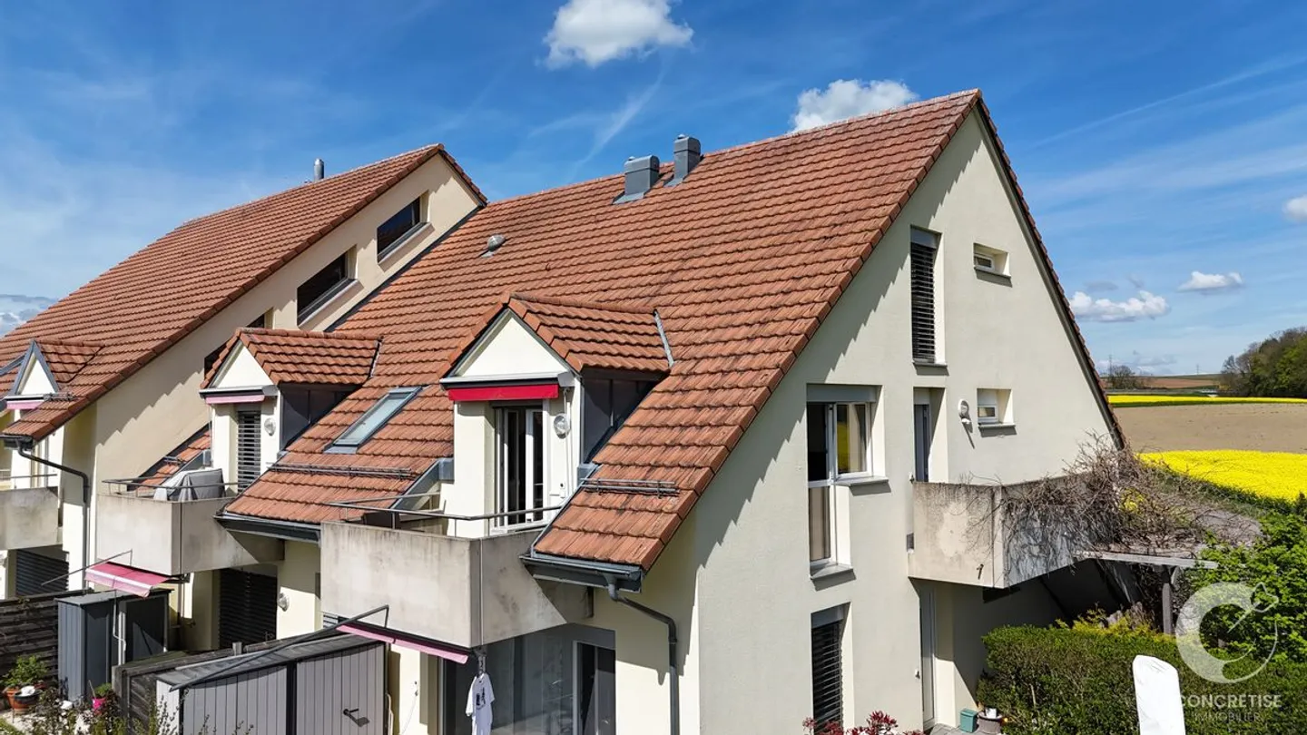 Duplex mit Garten und Blick auf die Alpen / Mont-Blanc - Daillens - Foto 4 von 13