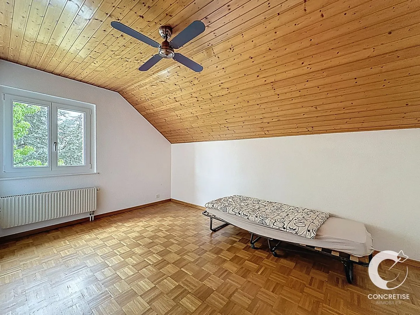 4.5 stanze a Lussery-Villars - Balcone e vista Mont-Blanc - Foto 7 di 12