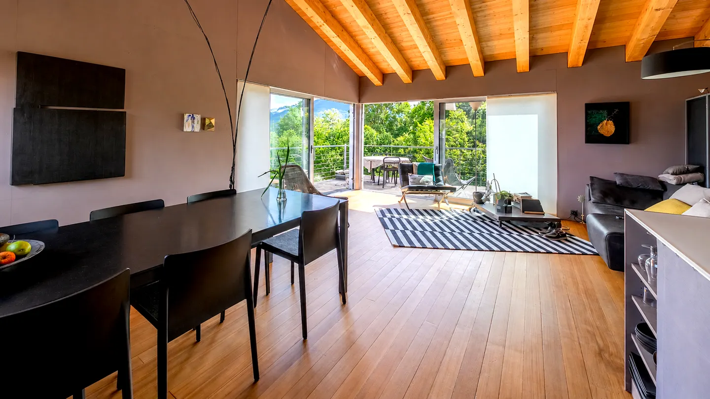 AYENT - ARCHITECT DESIGNED WOOD AND CONCRETE VILLA? AN ARTIST'S HOUSE IN HARMONY WITH NATURE - Photo 9 of 13