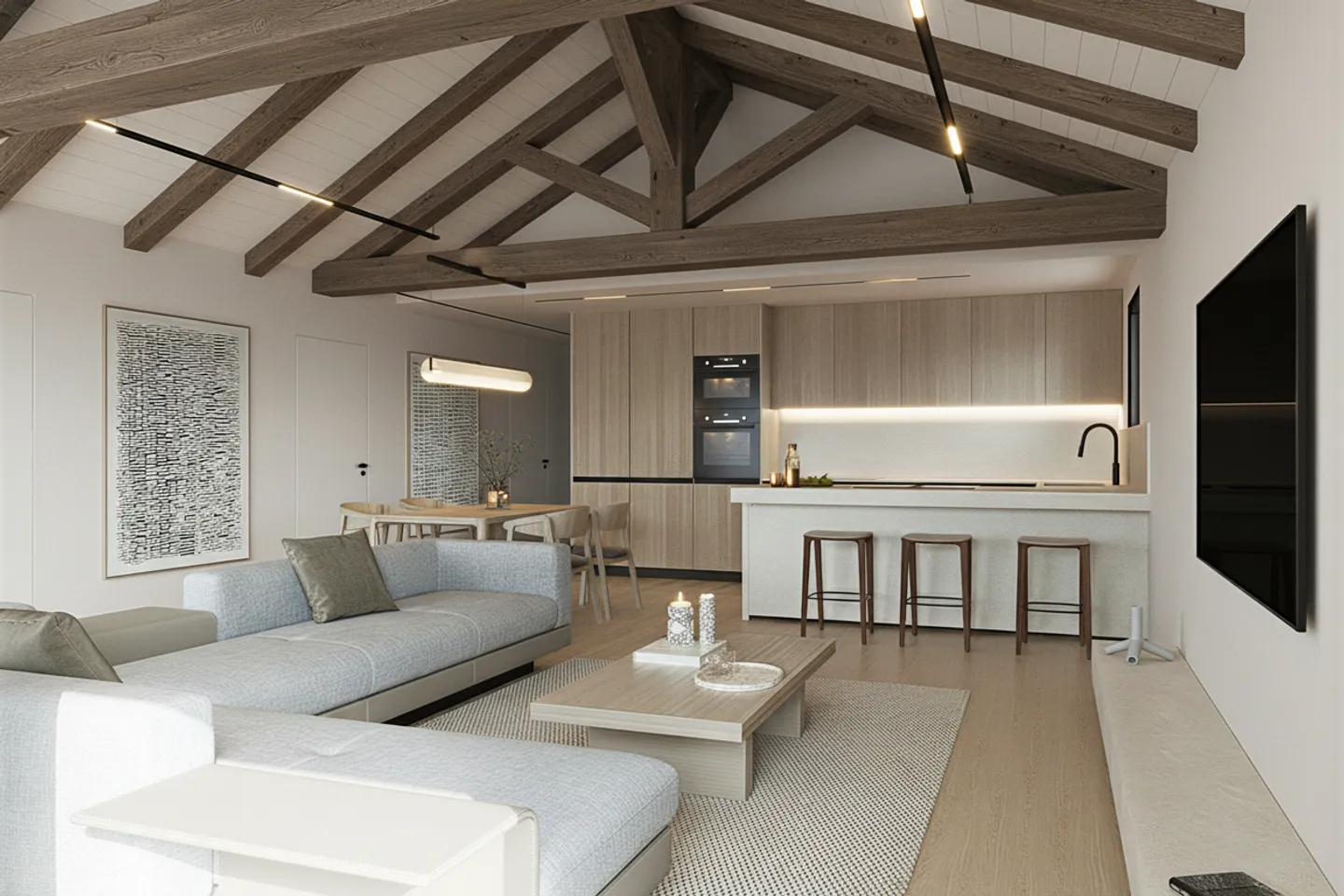 Villa A with 5.5 rooms in the Vibration Residence in Ayent - Photo 2 of 12