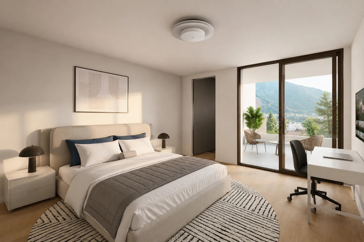 5,5-ZIMMER-WOHNUNG 1. STOCK IN CHERMIGNON D'EN HAUT - Foto 8 von 13
