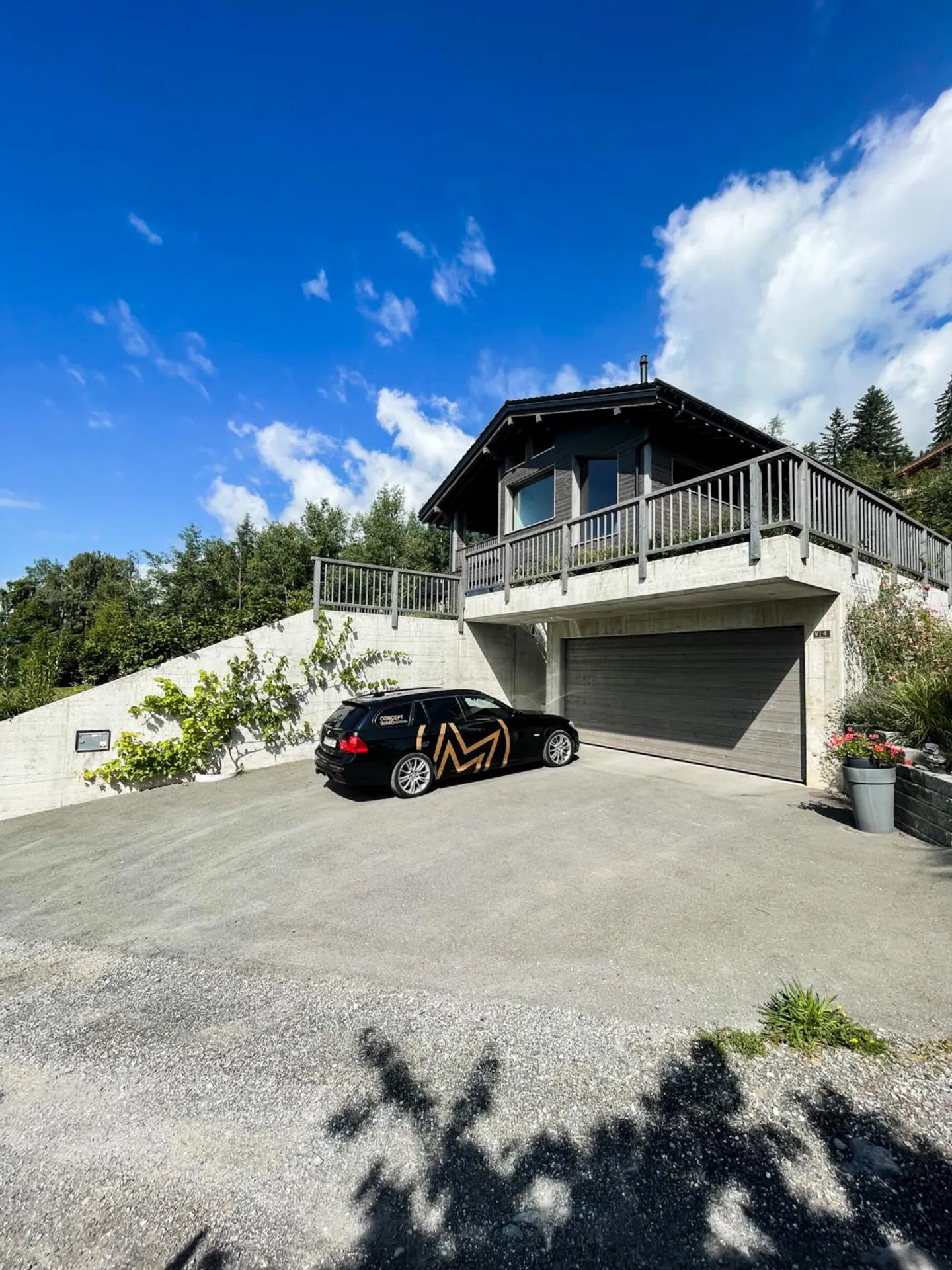 Außergewöhnliches Architektenchalet im Herzen der Natur mit Pool und Panoramablick - Foto 6 von 13