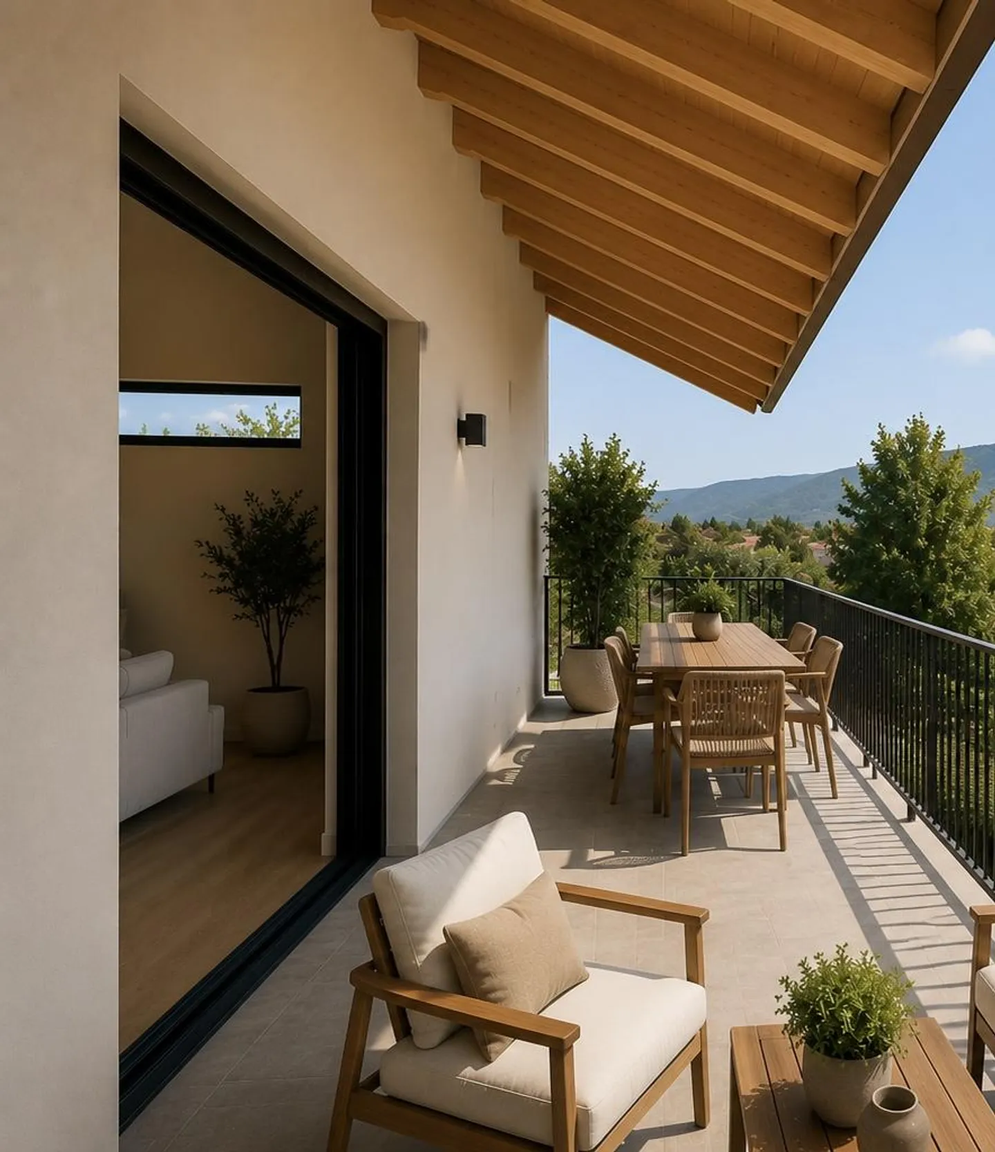 Neues Penthouse von 85 m2 in Ayent - Foto 6 von 12