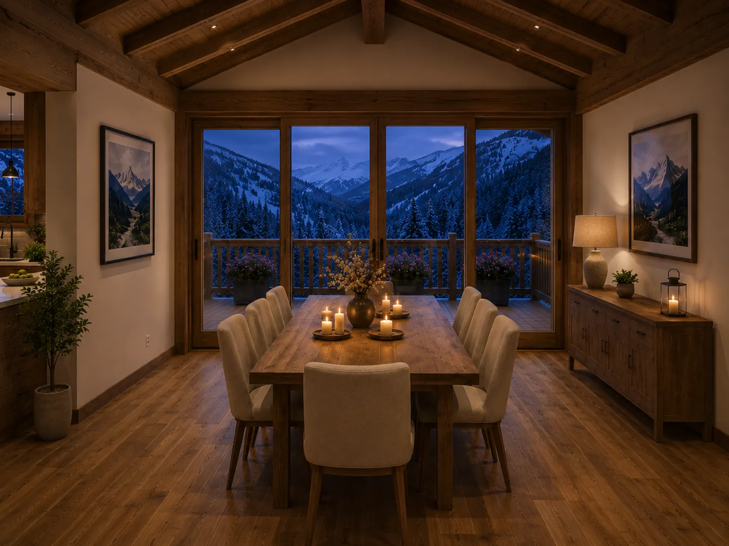 Chalet EDELWEISS in Crans-Montana: 5,5 neue Zimmer auf 3 Ebenen - Foto 5 von 13
