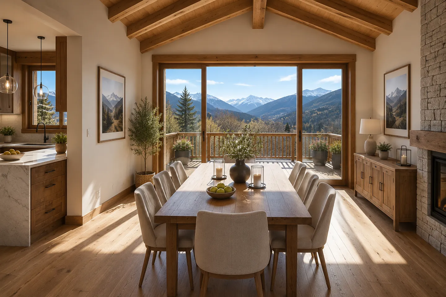 Chalet EDELWEISS in Crans-Montana: 5,5 neue Zimmer auf 3 Ebenen - Foto 2 von 13