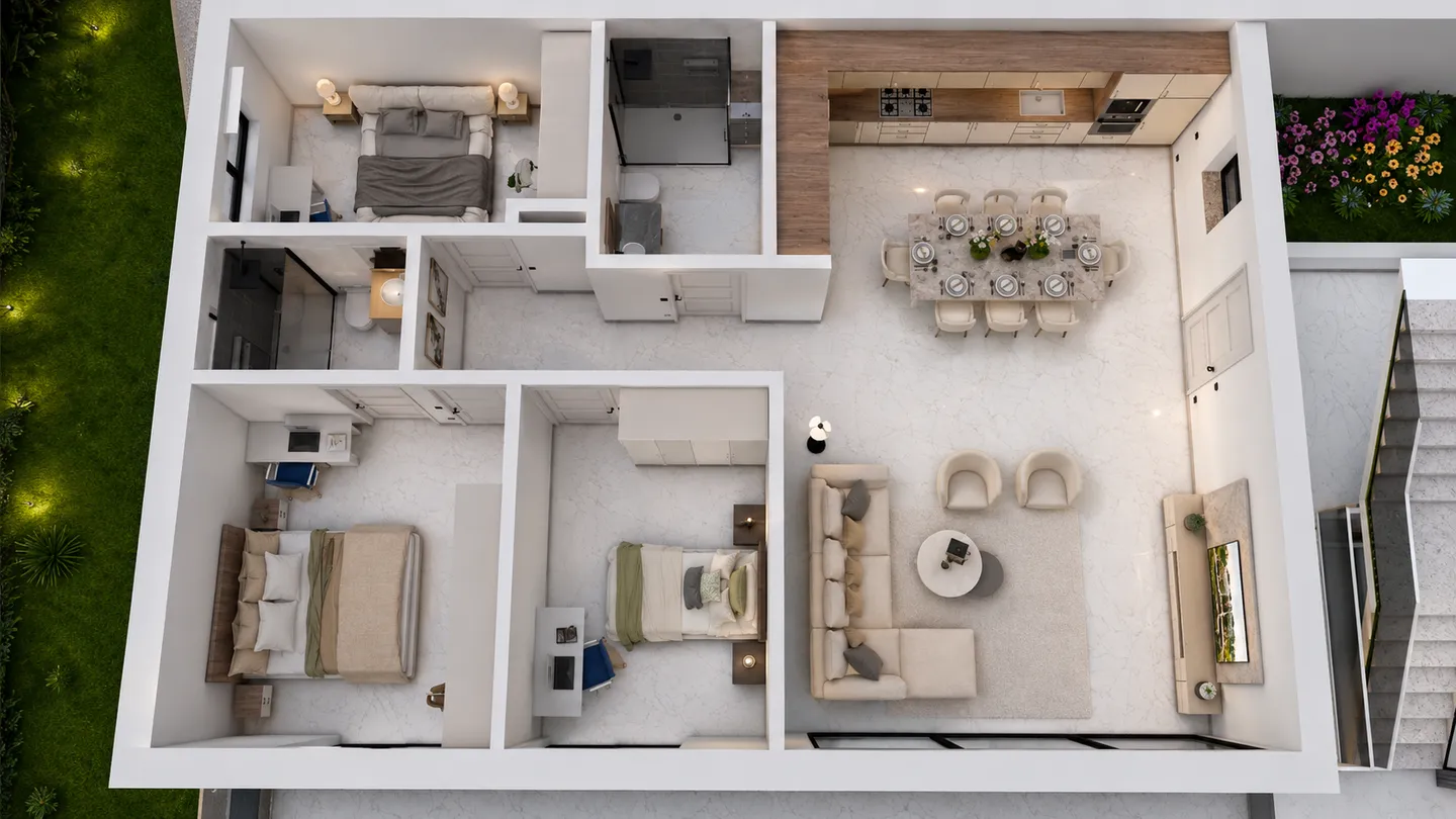 New 4.5-room terrace apartment in Réchy - Photo 1 of 13