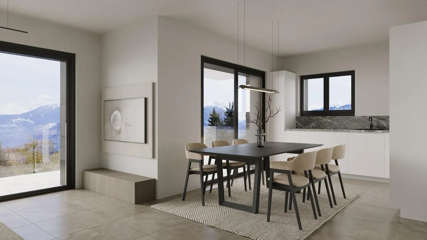 New 3.5-room apartment with terrace and private garden in Crans-Montana - Photo 6 of 13
