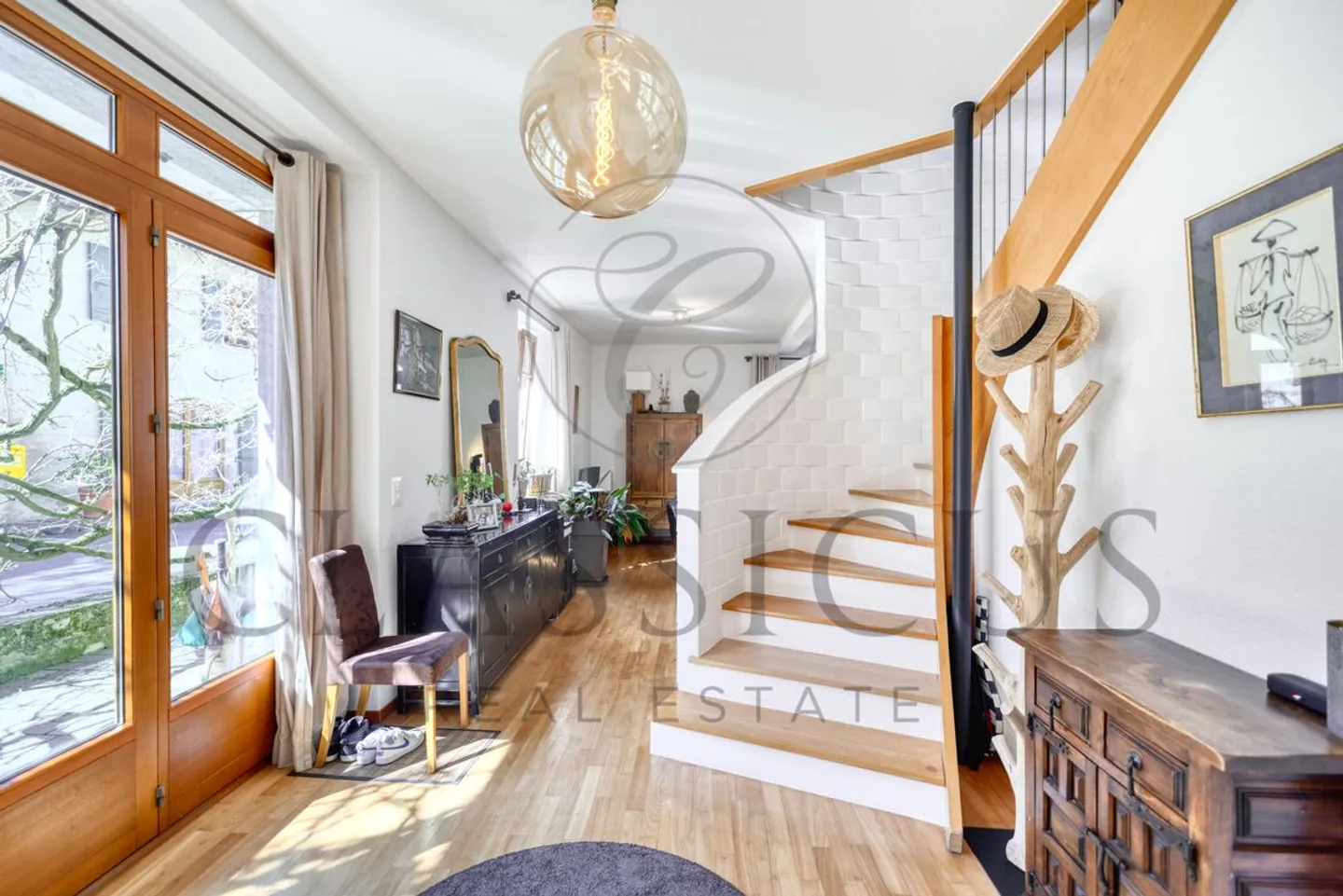 Casa di villaggio ristrutturata con piscina a Landecy - Foto 9 di 12