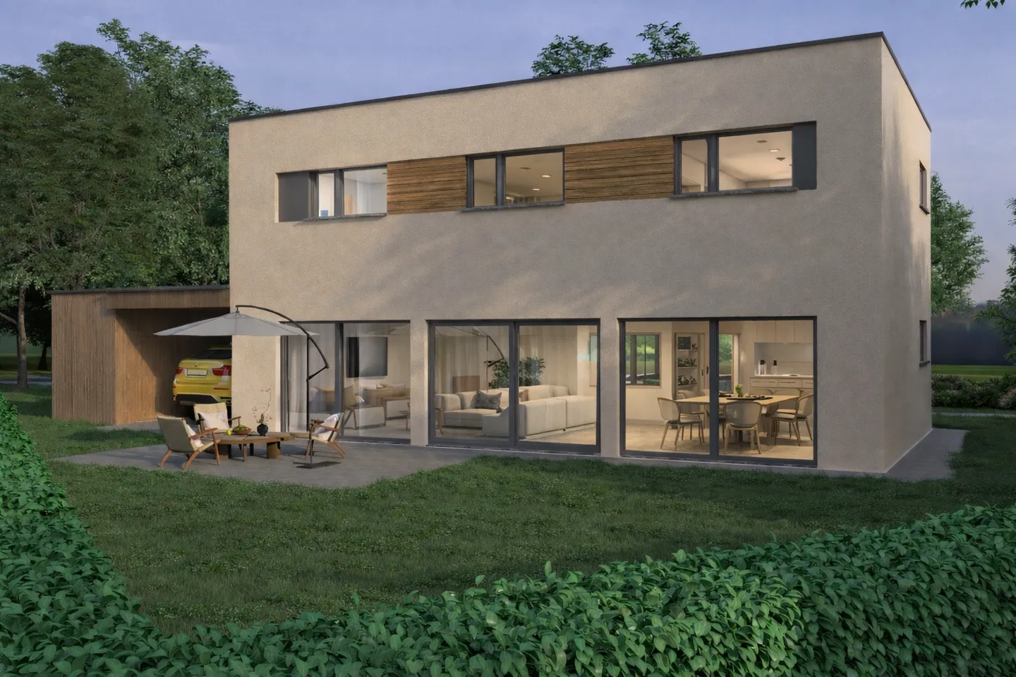 Contemporary wooden house? Access the property at an attractive price in an ideal setting Building permit in force? Exclusive project - Photo 10 of 13