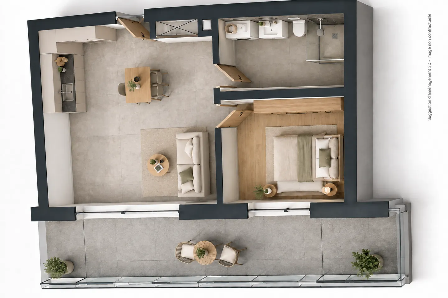 Appartement spacieux à Delémont - Photo 3 sur 13