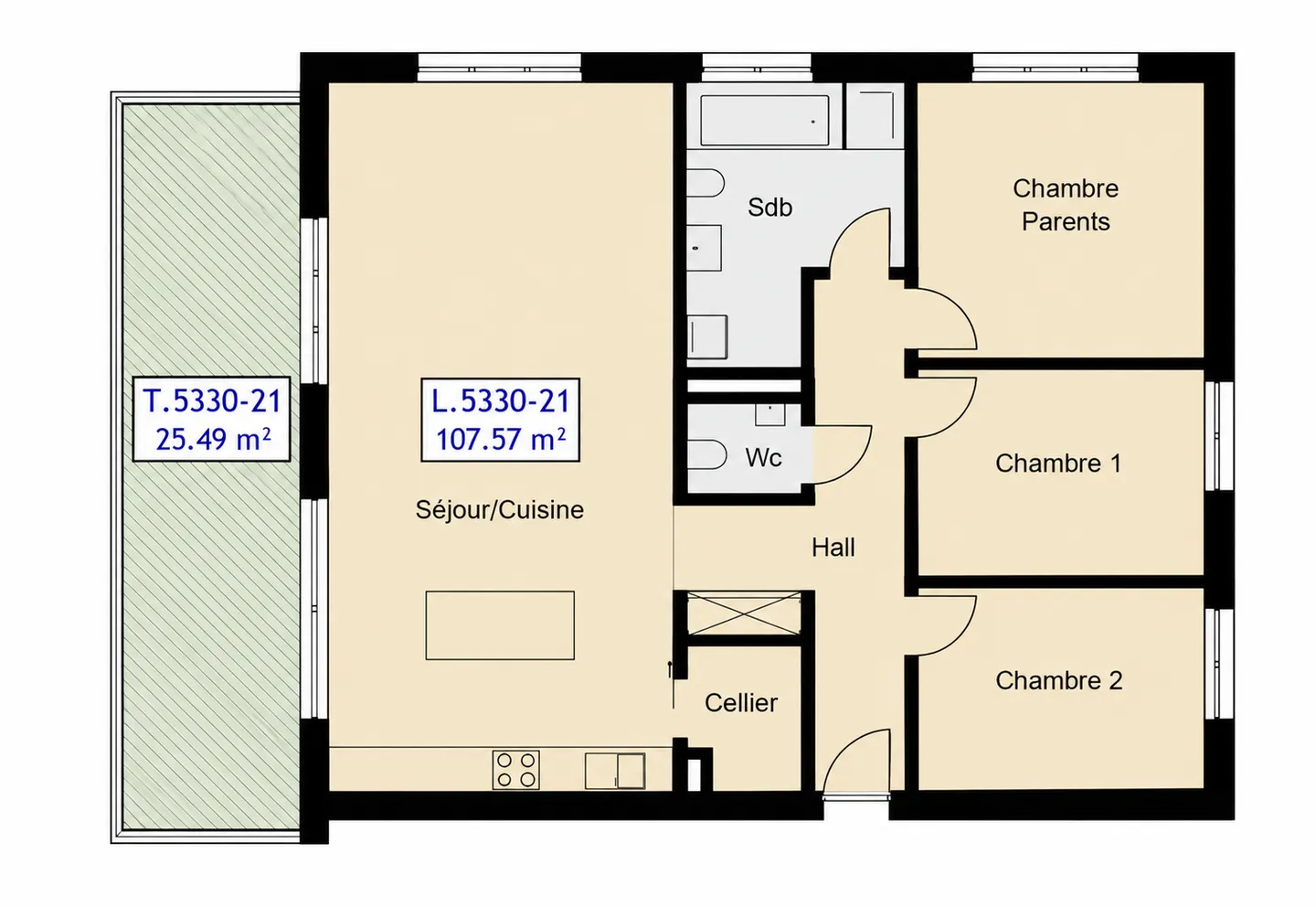 Appartement spacieux à Delémont - Photo 11 sur 13