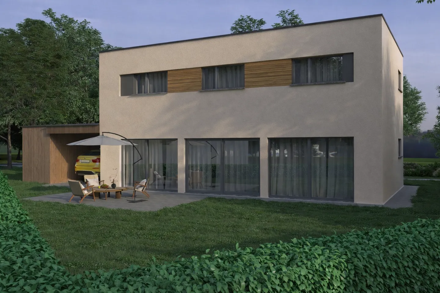 Zeitgenössisches Einfamilienhaus zu bauen? Genehmigung in Kraft - Foto 7 von 13