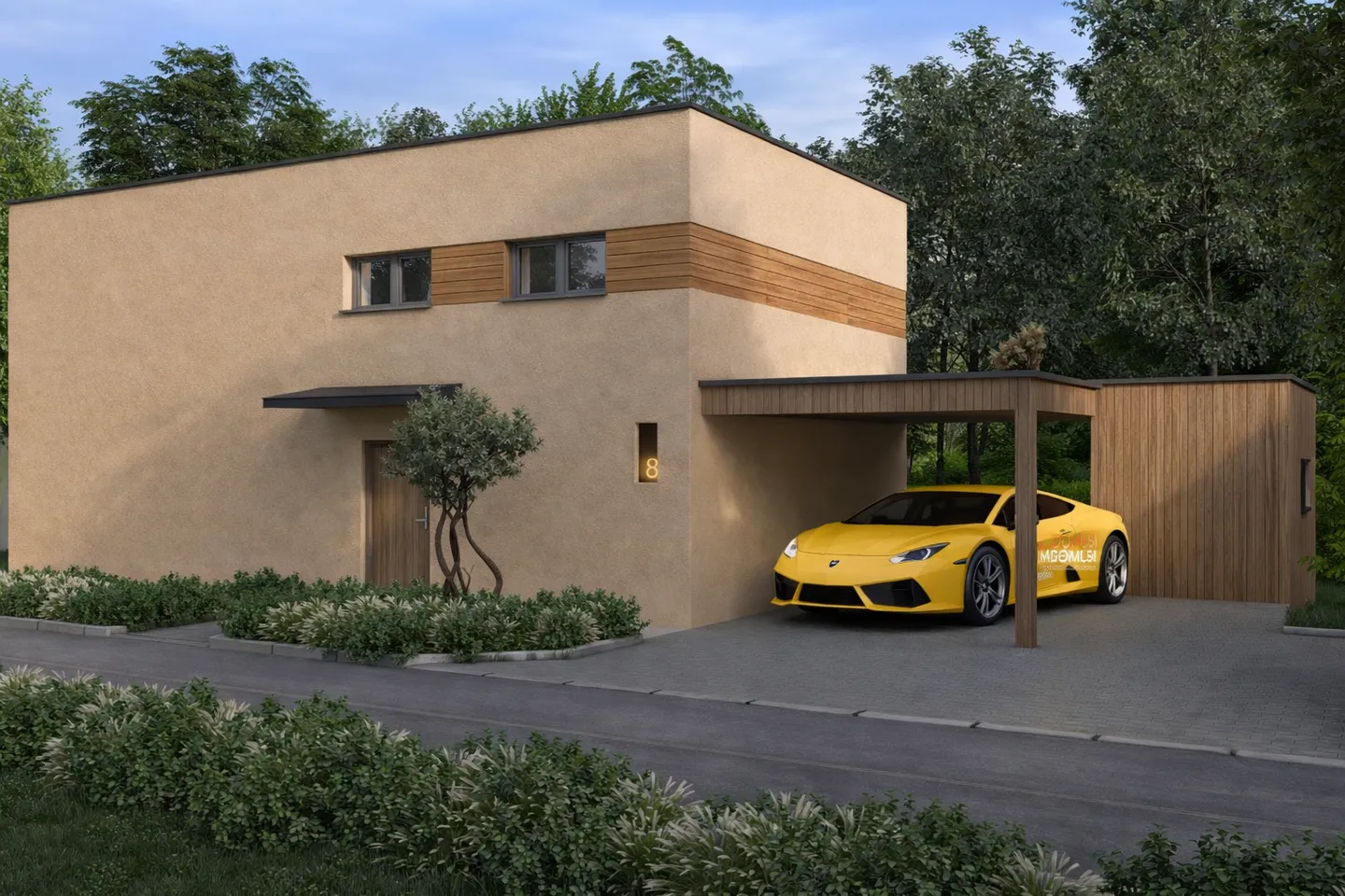 Zeitgenössisches Einfamilienhaus zu bauen? Genehmigung in Kraft - Foto 4 von 13