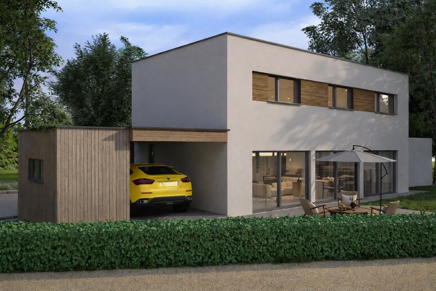 Zeitgenössisches Einfamilienhaus zu bauen? Genehmigung in Kraft - Foto 2 von 13