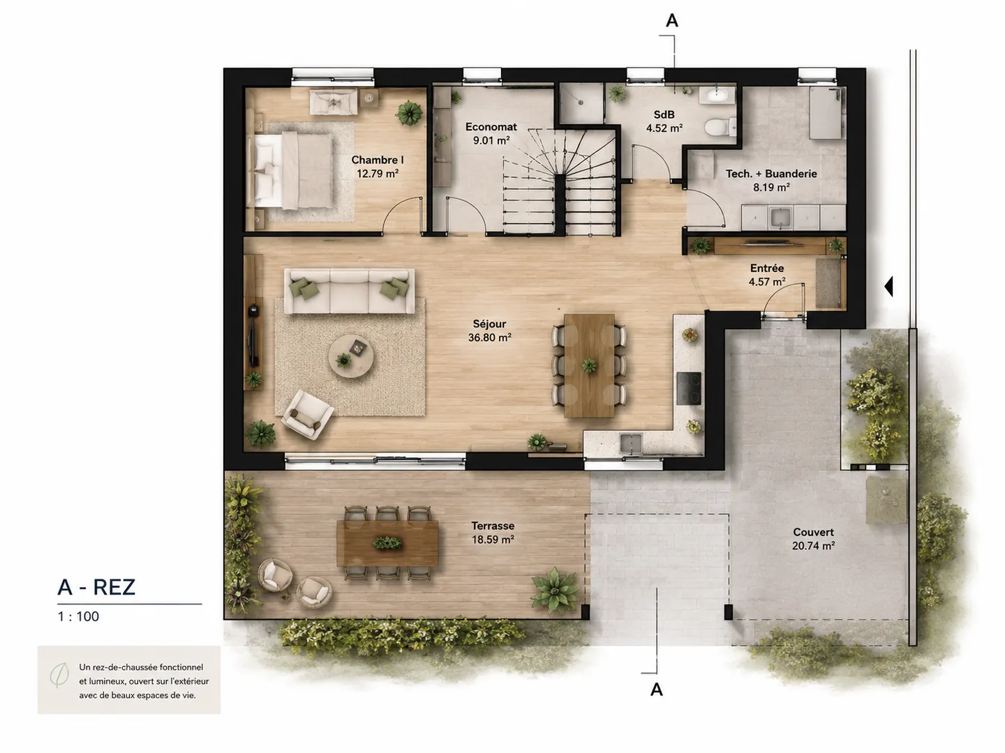 Bassecourt ? Villa neuve 6,5 pièces avec 5 chambres et 3 salles de bains - Photo 9 sur 10