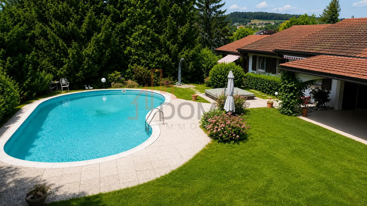 Villa individuelle avec piscine et jardin - Photo 5 sur 13