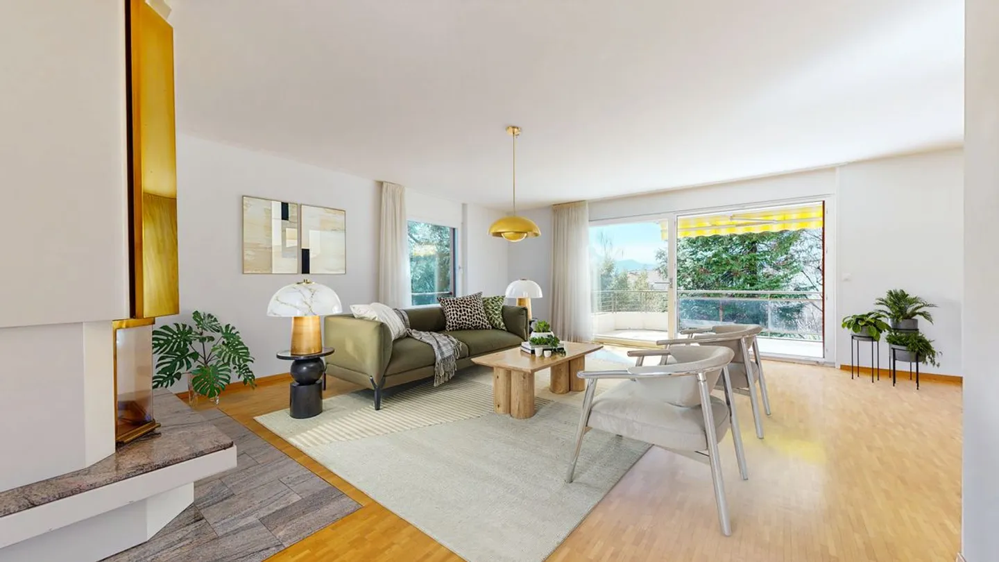 Geräumige 4,5 Zimmer in ruhiger Lage nahe den Annehmlichkeiten - Foto 1 von 6