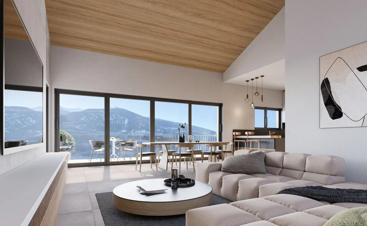 Magnifica villa indipendente con vista mozzafiato a Lens (VS). - Foto 4 di 8