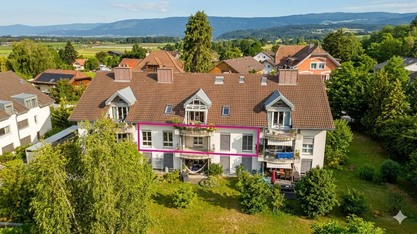 Sanierte 3.5-Zimmerwohnung in Ins– Küche und Einbauschränke frei wählbar - Foto 13 di 13