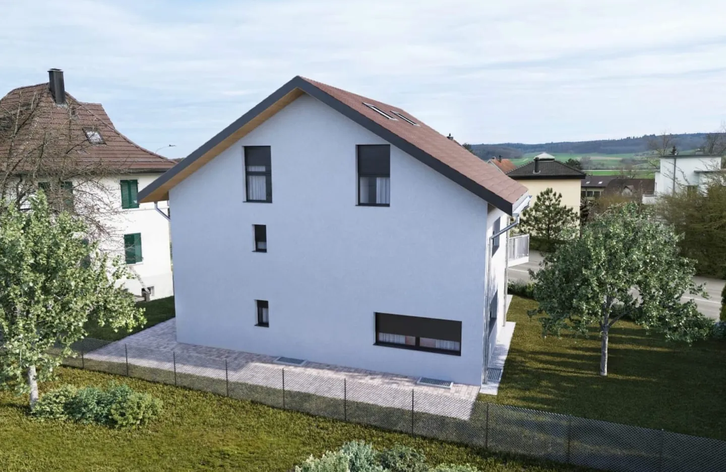 Terrain attractif avec projet approuvé - Photo 3 sur 4