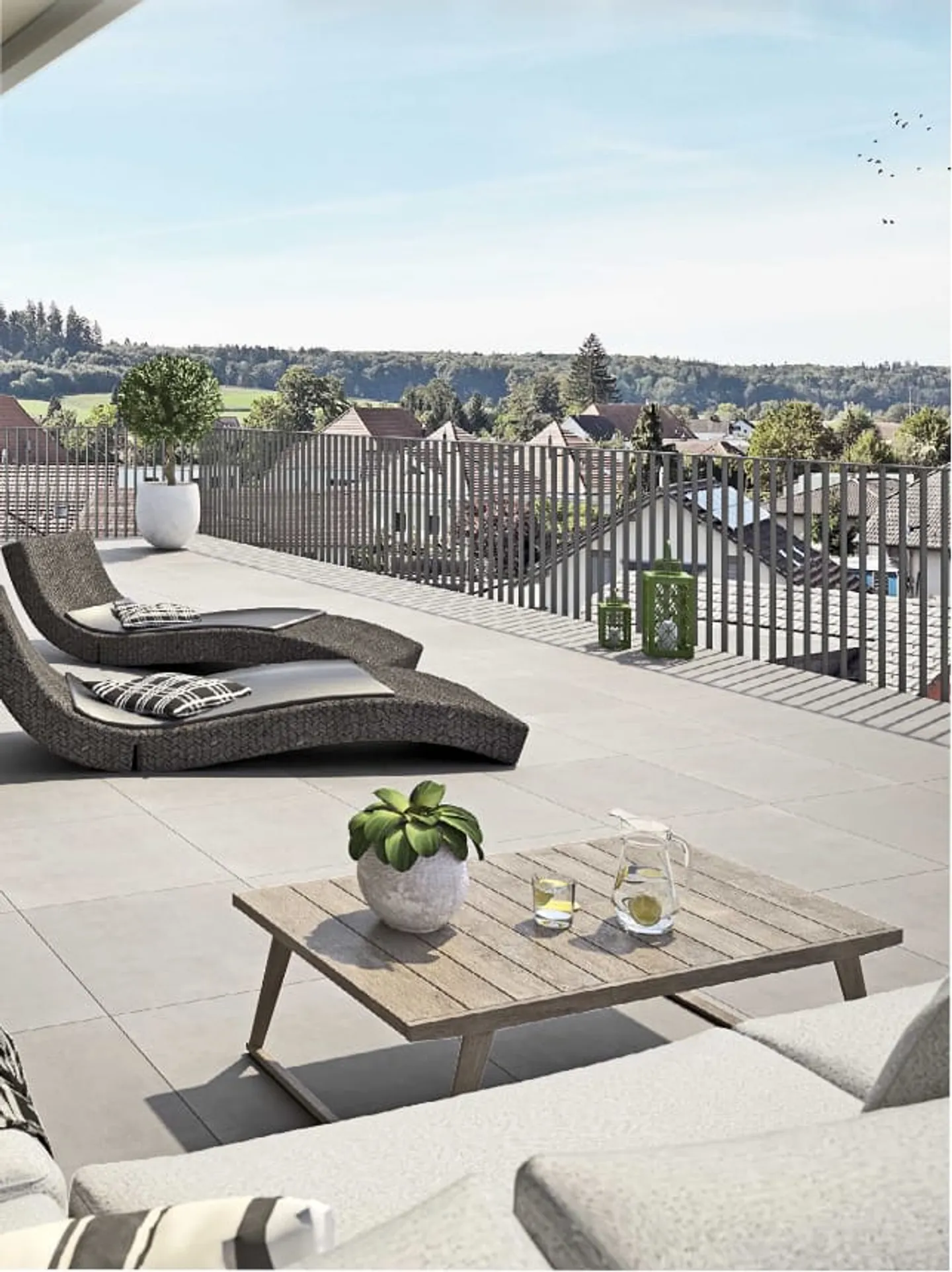 Appartamento attico di 3,5 locali con terrazza di 75 m² in vendita a Biberist - Foto 2 di 13