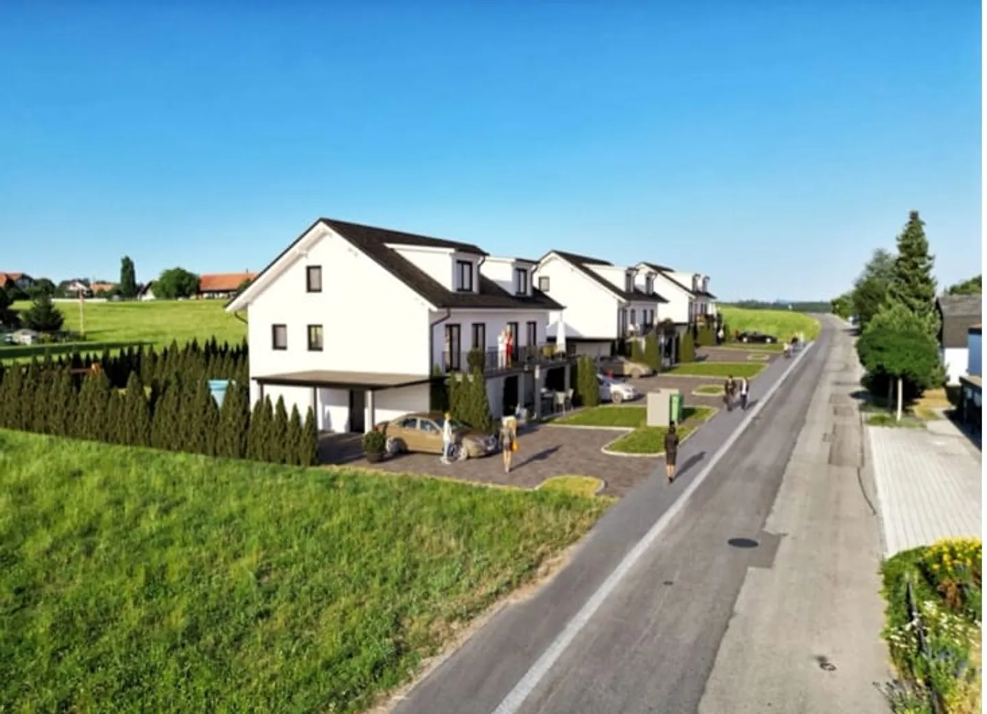 Moderner Duplex in der Natur - Foto 1 von 5