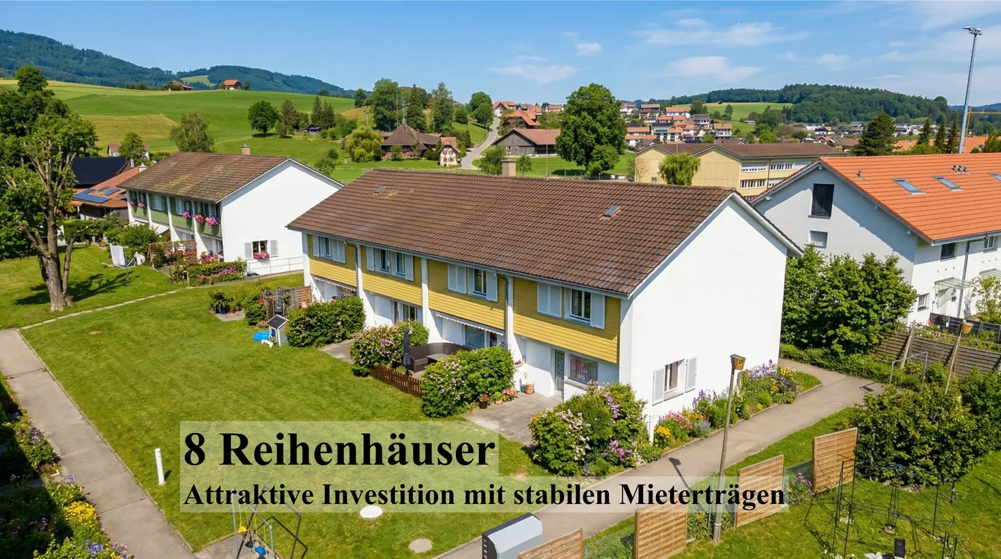 8 Reihenhäuser mit stabiler Rendite - Foto 1 di 11