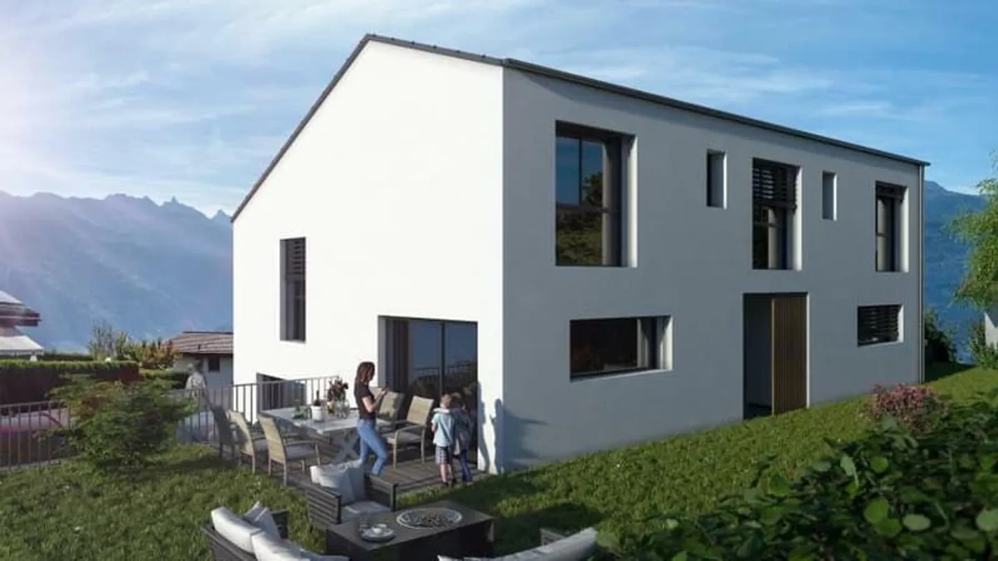 Superb semi-detached villa to be built in a residential area - Photo 1 of 2