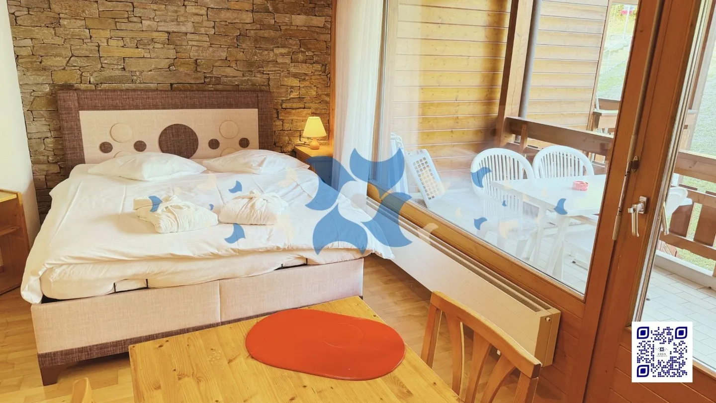 For sale: Renovated studio with direct access to thermal baths - Les Sources - Ovronnaz, Valais - Photo 2 of 2